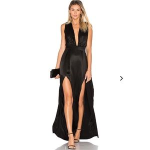 Revolve lovers and friends Naomi gown side slits